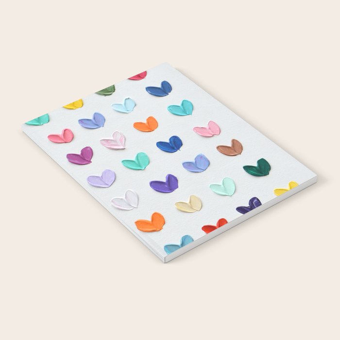 Polka Daub Hearts Notebook Gallery Image 2