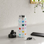 Polka Daub Hearts Water Bottle Gallery Image 4