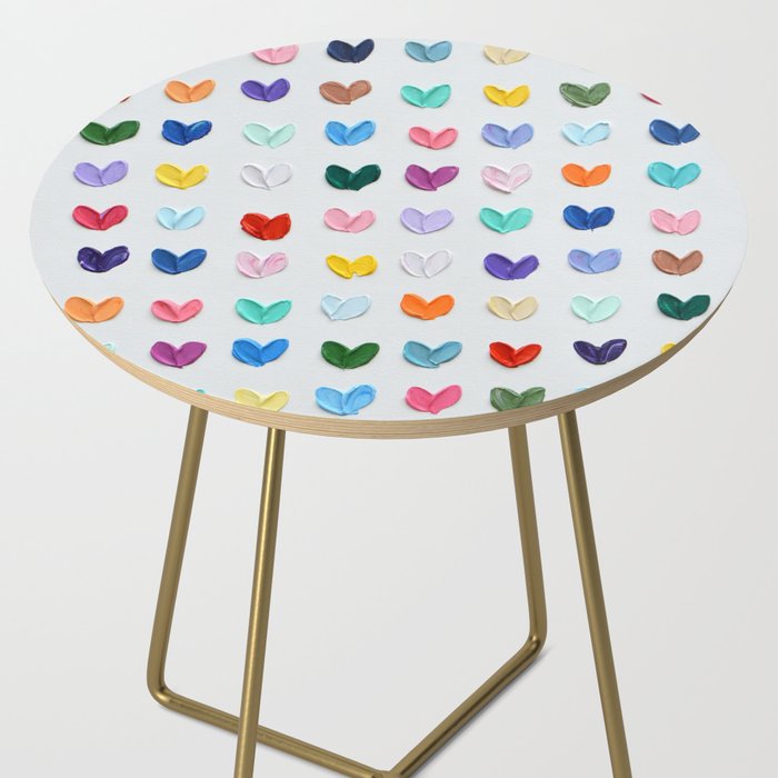 Polka Daub Hearts Side Table Gallery Image 2