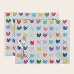 Polka Daub Hearts Placemat Gallery Image 1