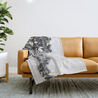 JOSHUA TREE VI / California Desert Throw Blanket Gallery Image 1