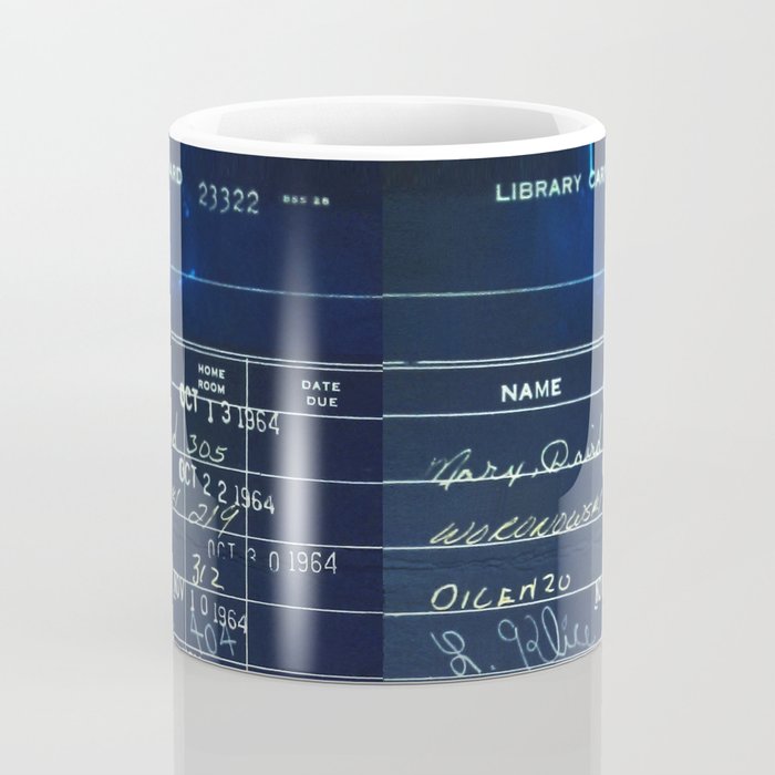 Library Card 23322 Negative Coffee Mug Gallery Image 4