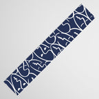 faces (navy) Table Runner Gallery Image 3