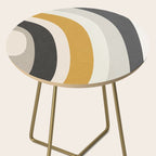 Rainbow rings - neutrals Side Table Gallery Image 2
