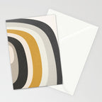 Rainbow rings - neutrals Stationery Card Gallery Image 2