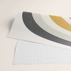 Rainbow rings - neutrals Wrapping Paper Gallery Image 2