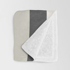 Rainbow rings - neutrals Throw Blanket Gallery Image 3
