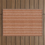 Arrows in Rust Neutral Outdoor Rug Gallery Image 1