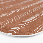 Arrows in Rust Neutral Bath Mat Gallery Image 3