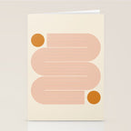 Abstraction_SUN_LINE_ART_Minimalism_002 Stationery Card Gallery Image 2