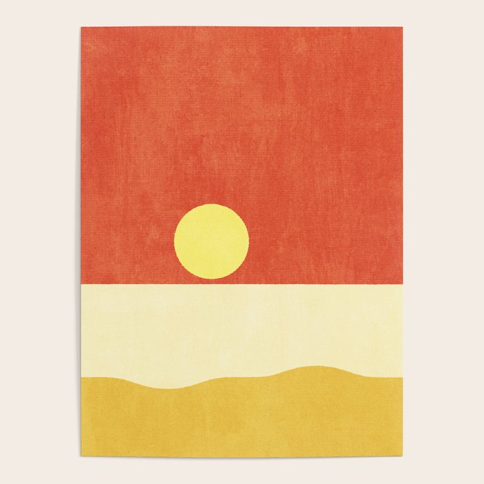 LANDSHAPES / Beach - Sunset Poster Gallery Image 4