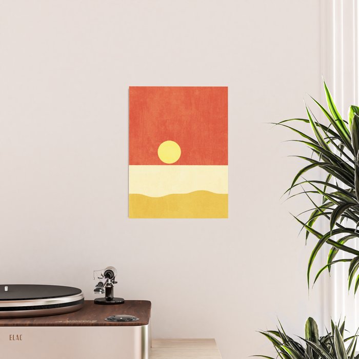 LANDSHAPES / Beach - Sunset Poster Gallery Image 2