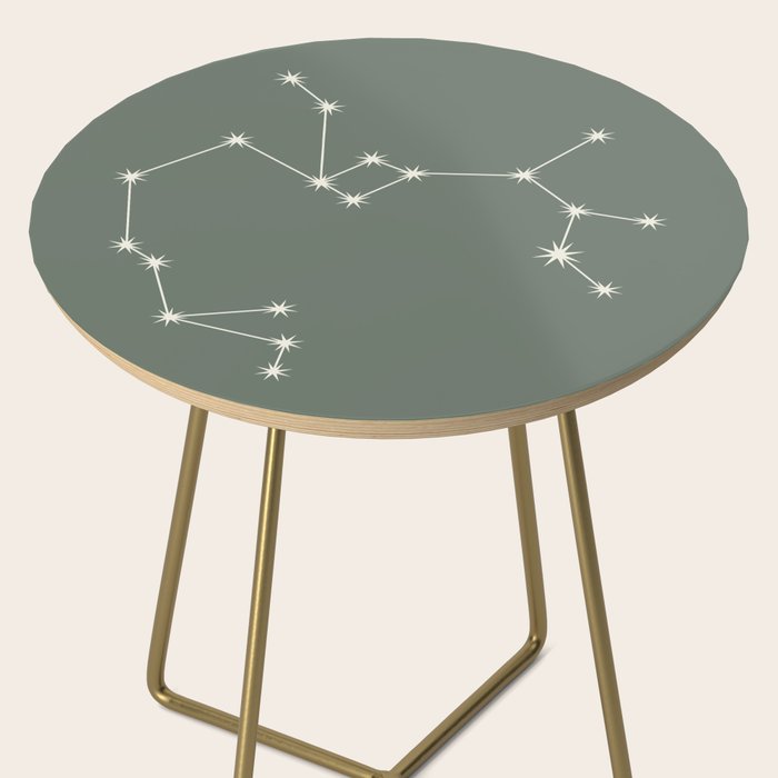 Sagittarius Zodiac Star Constellation Line Art Sage Side Table Gallery Image 2