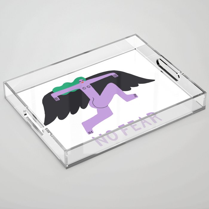 No Fear !  Acrylic Tray Gallery Image 1