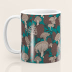 Moody Mushrooms and Pinecones Coffee Mug Gallery Image 3