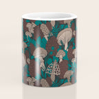 Moody Mushrooms and Pinecones Coffee Mug Gallery Image 4