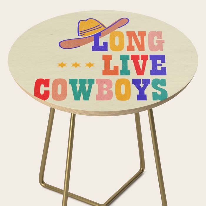 LONG LIVE COWBOYS Side Table Gallery Image 2