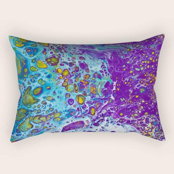 Purple Burn Rectangular Pillow Gallery Image 1