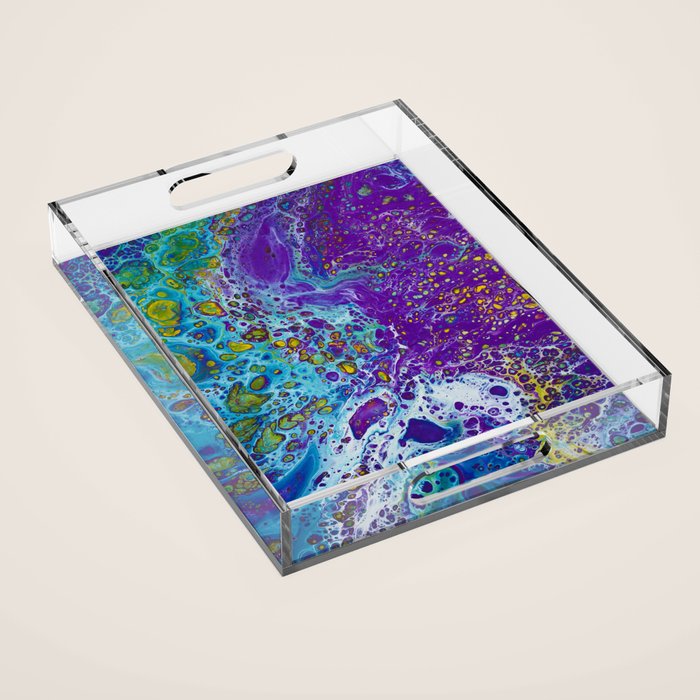 Purple Burn Acrylic Tray Gallery Image 1