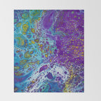 Purple Burn Throw Blanket Gallery Image 2