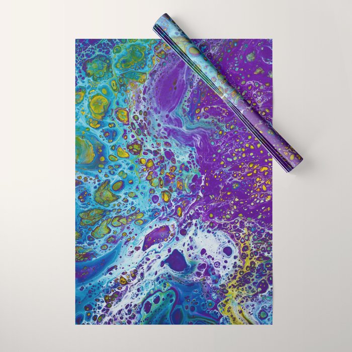Purple Burn Wrapping Paper Gallery Image 1