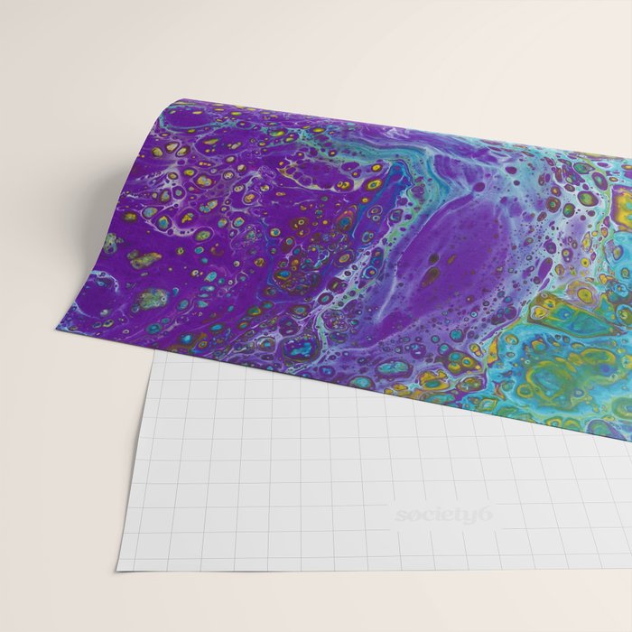Purple Burn Wrapping Paper Gallery Image 2