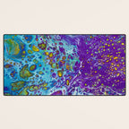 Purple Burn Desk Mat Gallery Image 3
