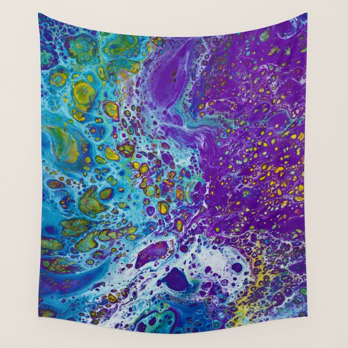 Purple Burn Wall Tapestry Gallery Image 4