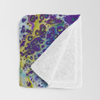 Purple Burn Throw Blanket Gallery Image 3