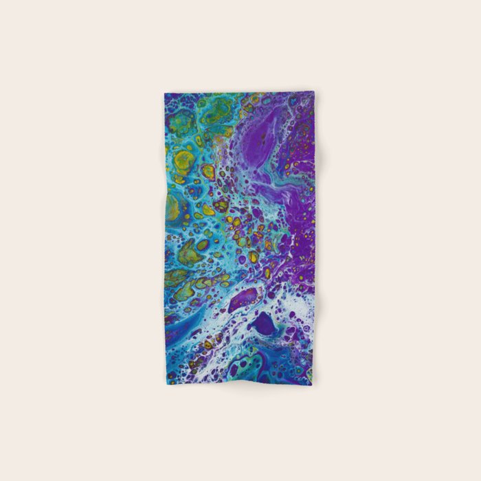 Purple Burn Bath Towel Gallery Image 1