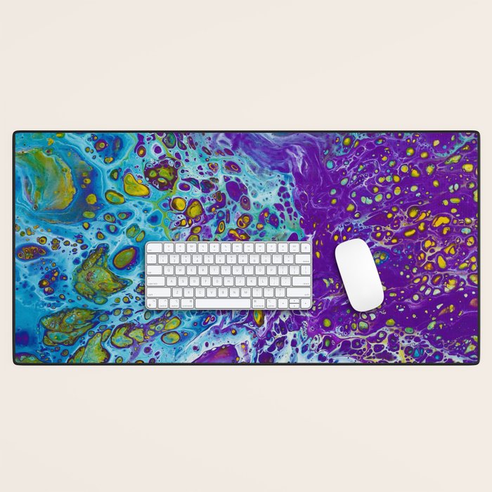 Purple Burn Desk Mat Gallery Image 1