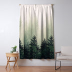 Foggy Pine Trees Window Curtain Gallery Image 5