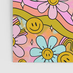 Tie Dye Flower Print Poster Gallery Image 3