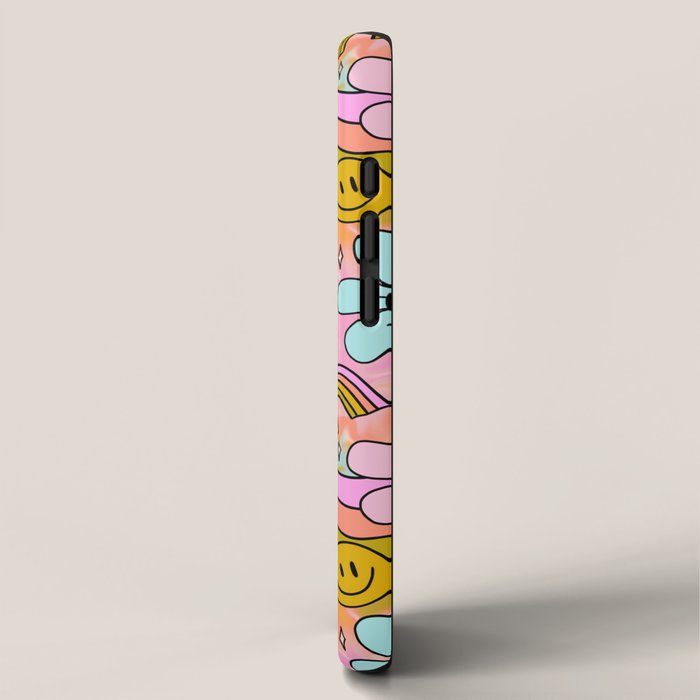 Tie Dye Flower Print iPhone Case Gallery Image 2