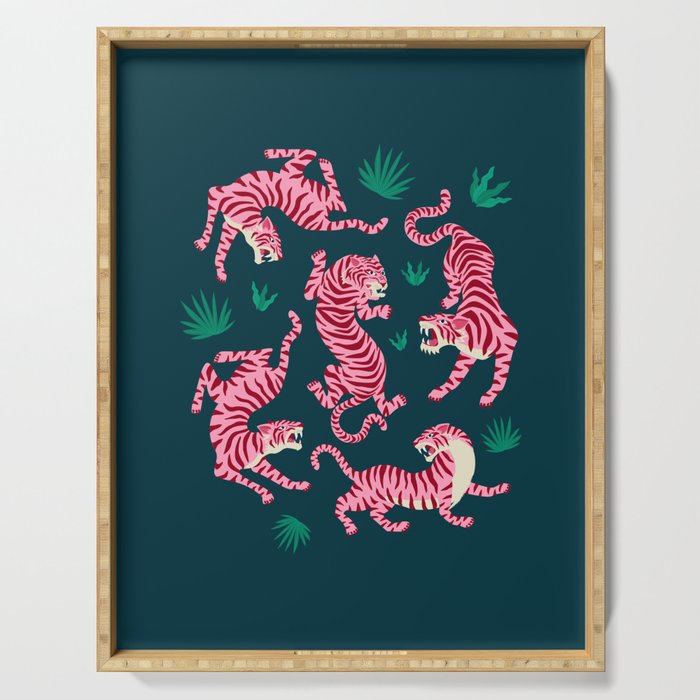 Night Race: Pink Tiger Edition Serving Tray Gallery Image 1