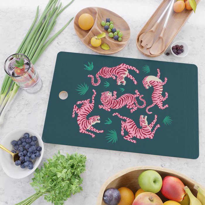 Night Race: Pink Tiger Edition Cutting Board Gallery Image 2