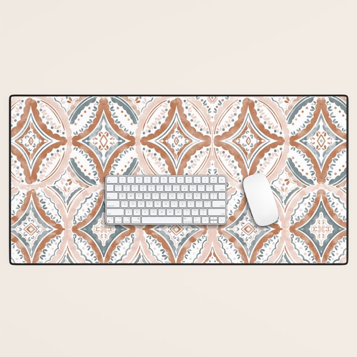 Rustic Medallion Charm Desk Mat Gallery Image 1