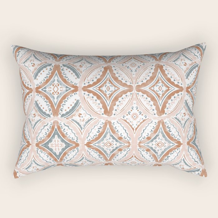 Rustic Medallion Charm Rectangular Pillow Gallery Image 2