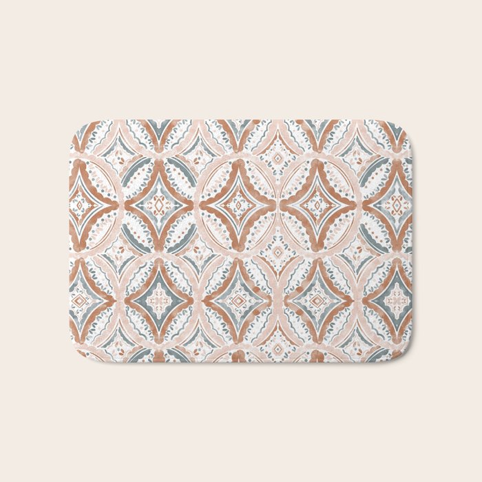 Rustic Medallion Charm Bath Mat Gallery Image 1