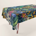 Blue Night Garden Tablecloth Gallery Image 1