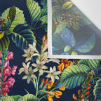 Blue Night Garden Wall Tapestry Gallery Image 3