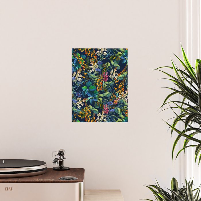 Blue Night Garden Poster Gallery Image 2