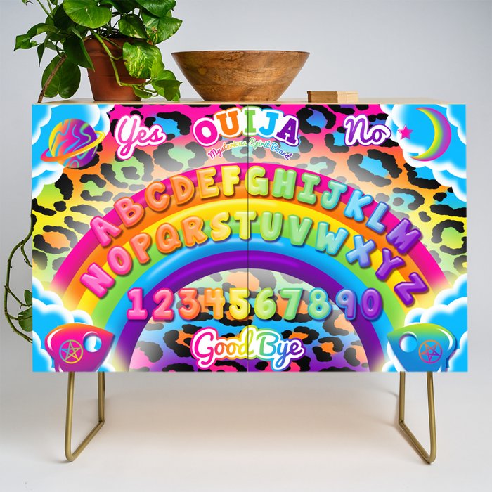 1997 Neon Rainbow Spirit Board Credenza Gallery Image 1