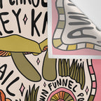 Mushrooms of South Carolina Wall Tapestry Gallery Image 3