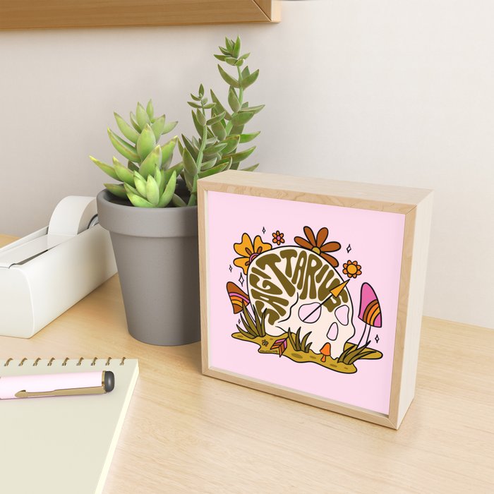 Sagittarius Skull Mini Art Print Gallery Image 2