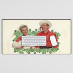Phil & Judy (White Christmas) Desk Mat Gallery Image 1
