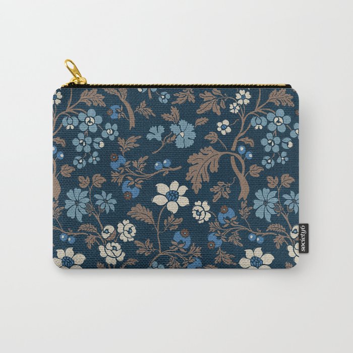 Moody Bohemian Florals Carry All Pouch Gallery Image 1