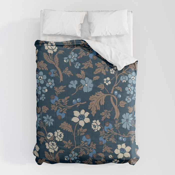 Moody Bohemian Florals Comforter Gallery Image 1