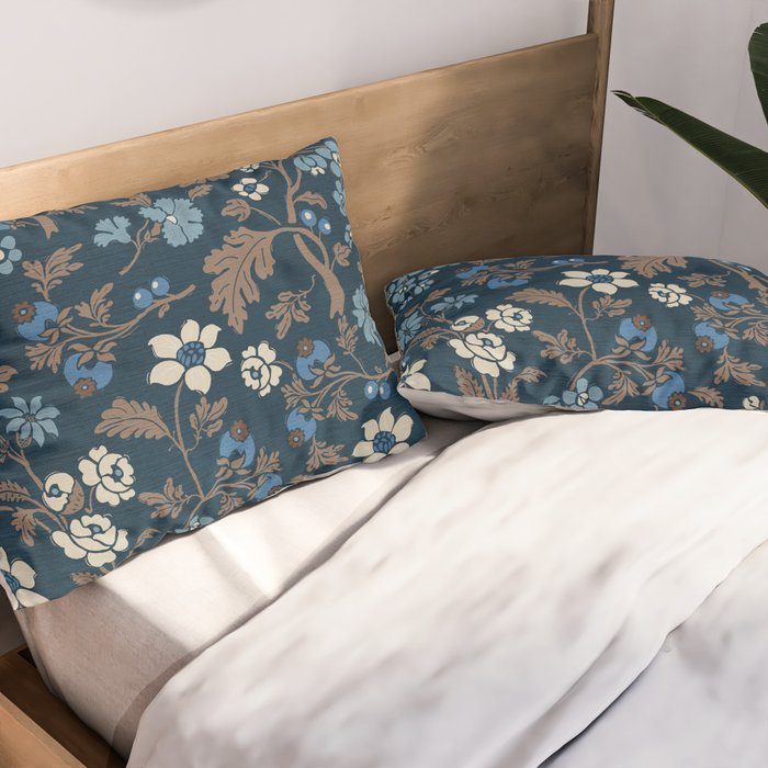 Moody Bohemian Florals Pillow Sham Gallery Image 2