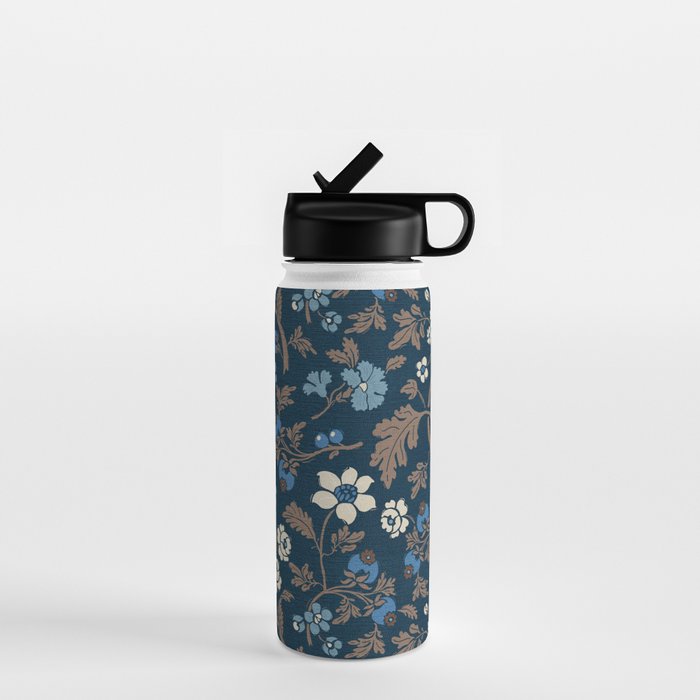 Moody Bohemian Florals Water Bottle Gallery Image 1